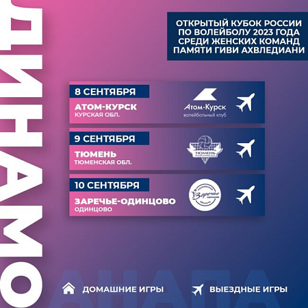 Через 4 дня у ЖВК «Динамо-Анапа» начнутся первые игры в этом сезоне